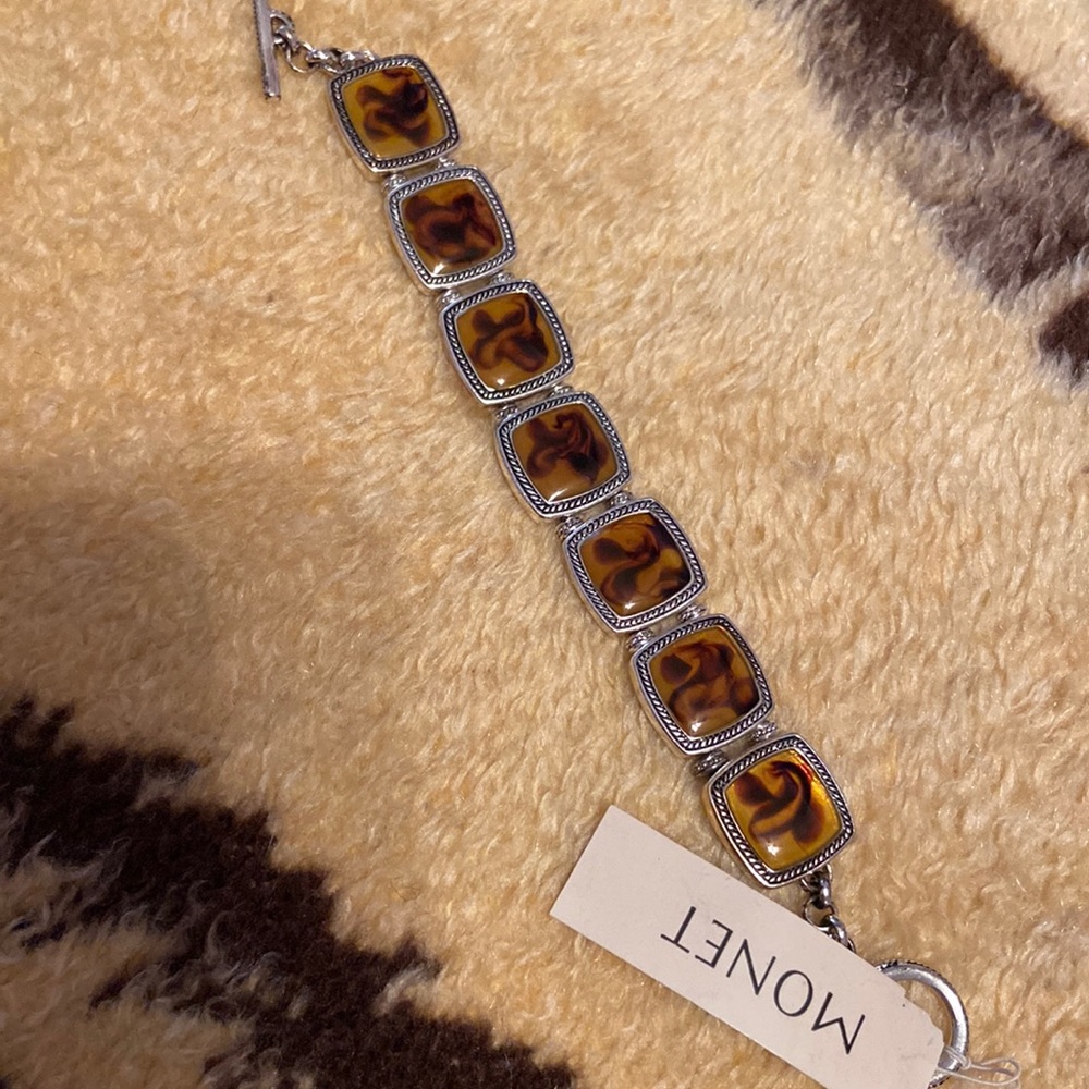 Monet stretchy toggle bracelet